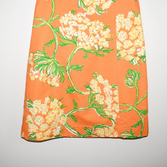 Lilly Pulitzer Bowen Lace By The Docks Dress Nectar Orange - Picture 5 of 9